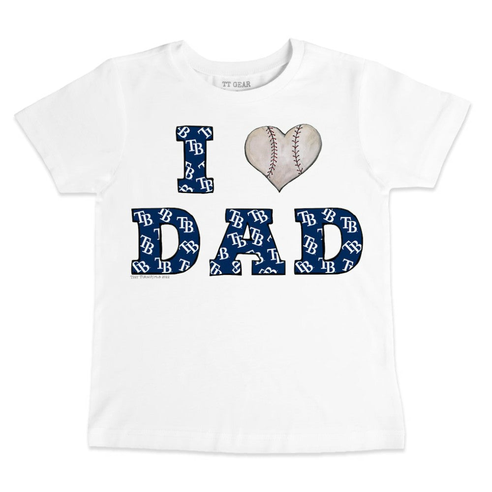 Tampa Bay Rays Tiny Turnip Youth I Love Dad T-Shirt | MLB Online