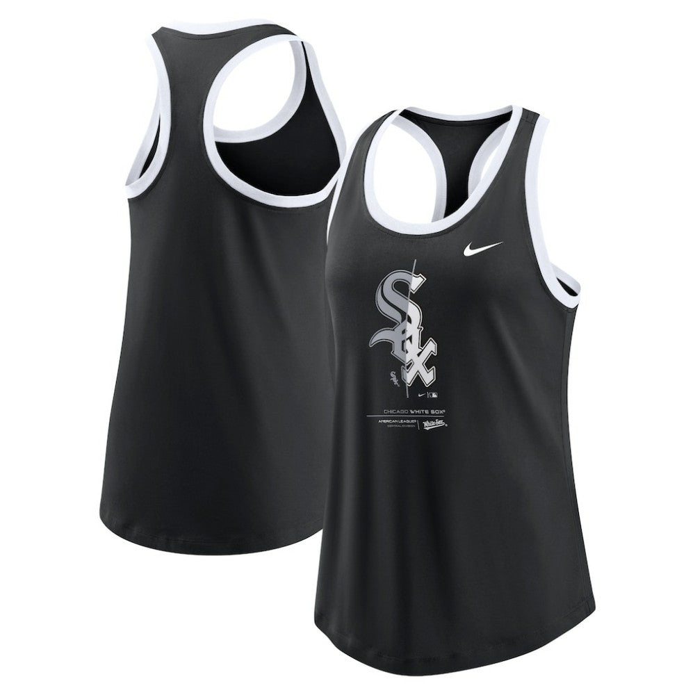 Chicago White Sox Nike Women's Tech Tri-Blend Tank Top | MLB US