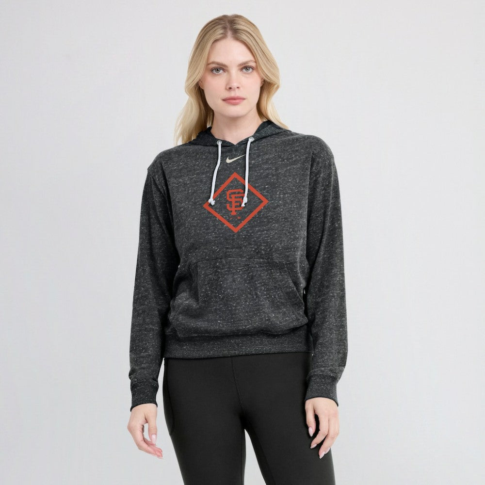 San Francisco Giants Nike Women's Diamond Icon Gym Vintage Lightweight Hooded Top | MLB US