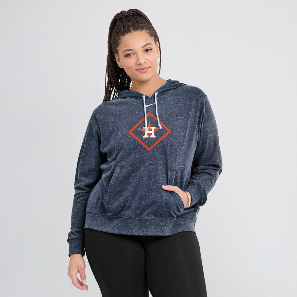 Houston Astros Nike Women's Diamond Icon Gym Vintage Lightweight Hooded Top | MLB On Sale