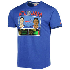 Buffalo Bills  Josh Allen & Stefon Diggs  Homage Unisex NFL Jam Tri-Blend T-Shirt