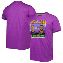 Baltimore Ravens  Ray Lewis & Ed Reed  Homage Unisex NFL Jam Retired Tri-Blend T-Shirt