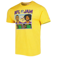 Minnesota Vikings  Randy Moss & Daunte Culpepper  Homage Unisex NFL Jam Retired Tri-Blend T-Shirt