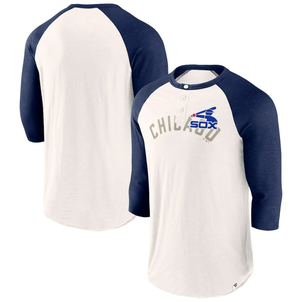 Chicago White Sox Fanatics Backdoor Slider Raglan 3/4-Sleeve T-Shirt | MLB For sale