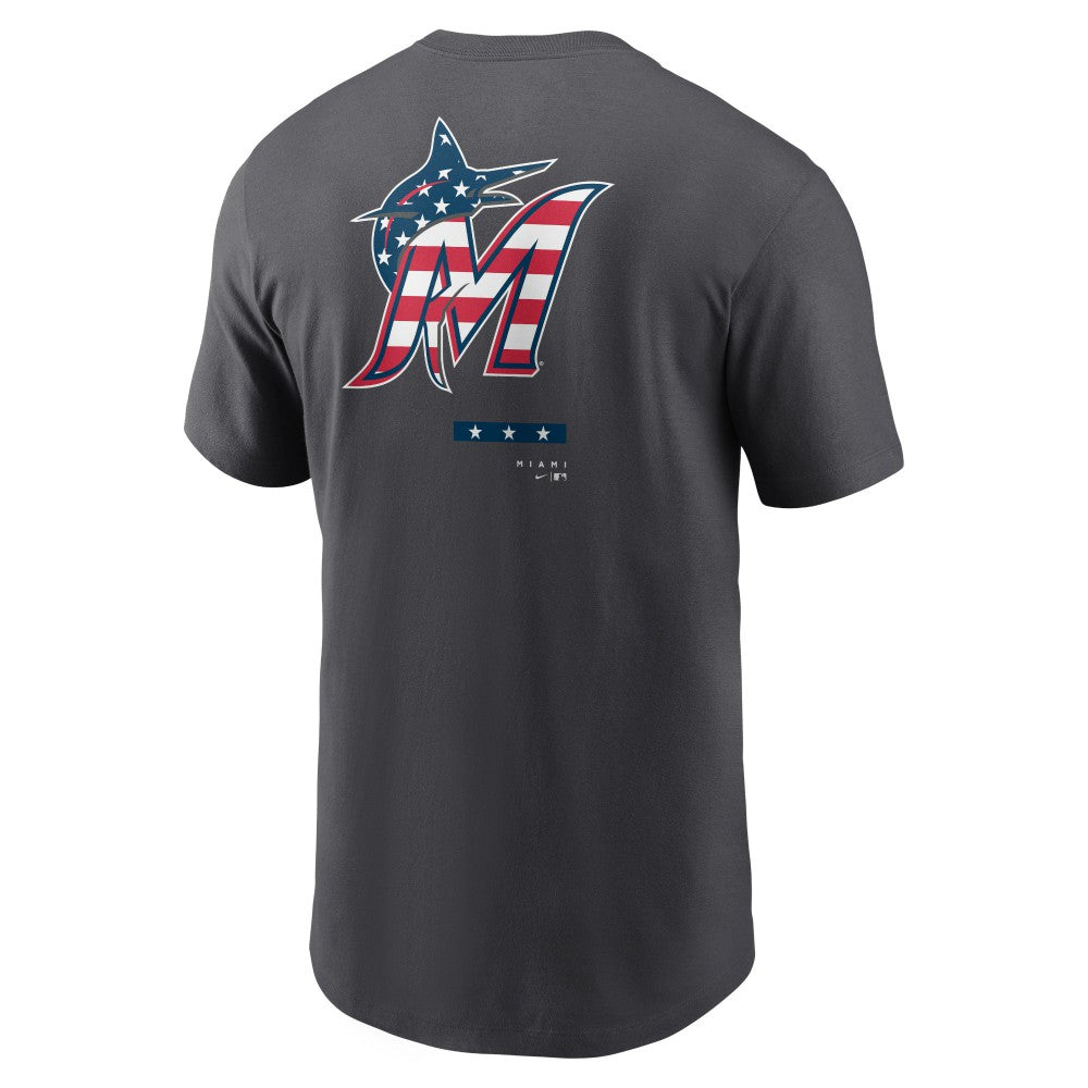 Miami Marlins Nike Americana T-Shirt | MLB Discount