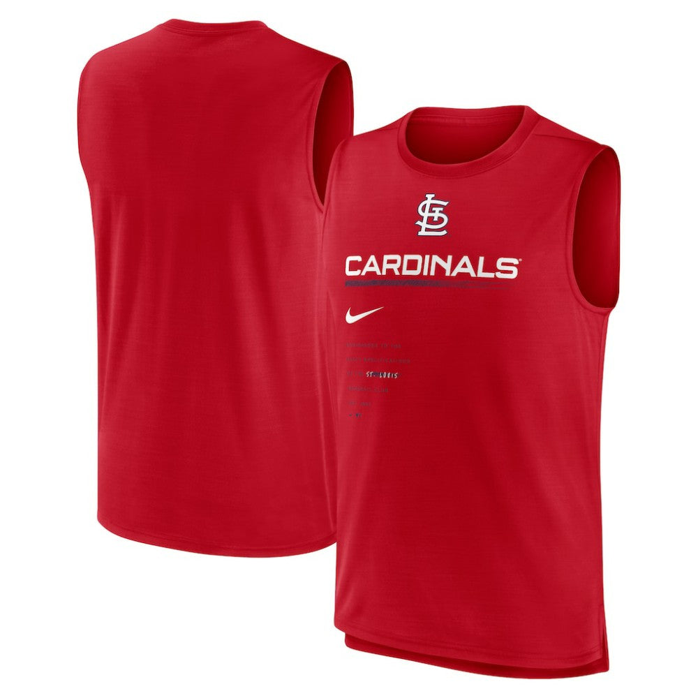 St. Louis Cardinals Nike Exceed Performance Tank Top | MLB Discount