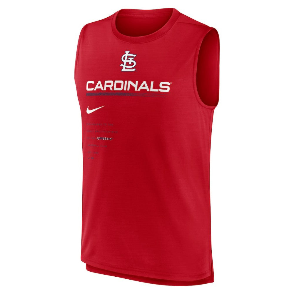 St. Louis Cardinals Nike Exceed Performance Tank Top | MLB Discount