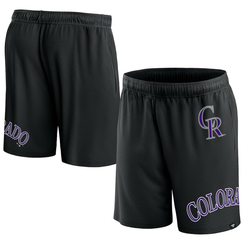 Colorado Rockies Fanatics Clincher Mesh Shorts | MLB US