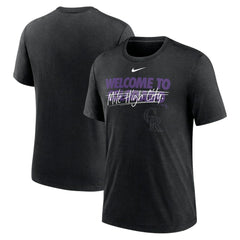 Colorado Rockies Nike Home Spin Tri-Blend T-Shirt | MLB Outlet