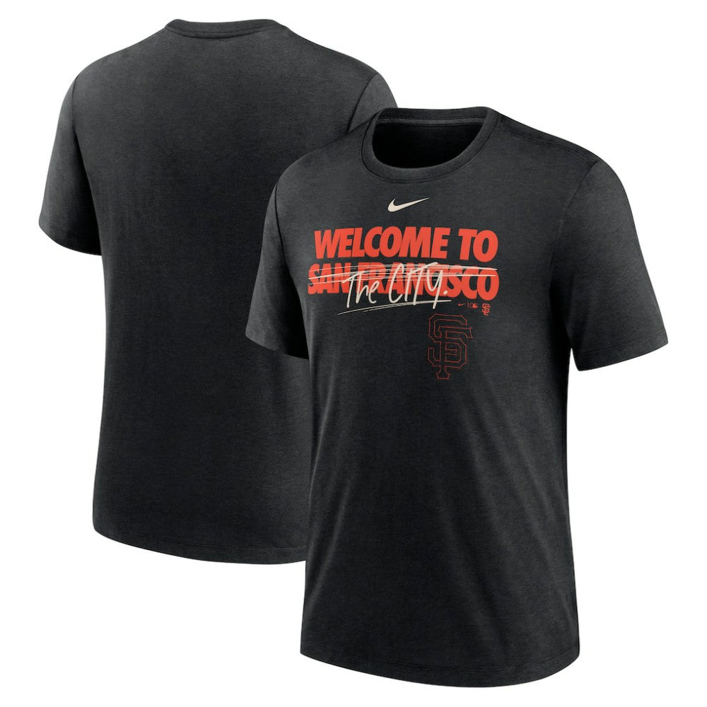 San Francisco Giants Nike Home Spin Tri-Blend T-Shirt | MLB Shop