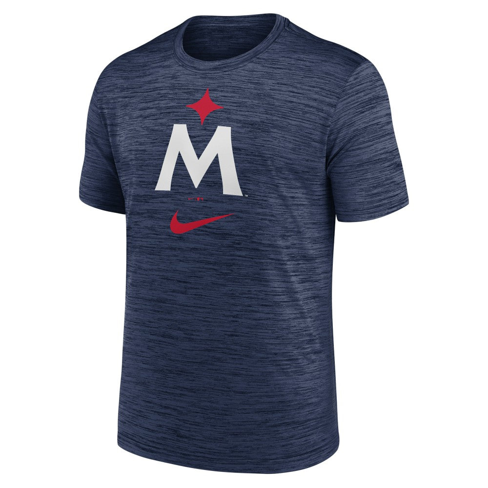 Minnesota Twins Nike 2023 Logo Velocity Performance T-Shirt | MLB On Sale