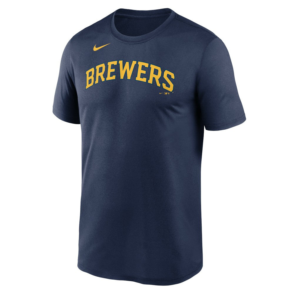 Milwaukee Brewers Nike New Legend Wordmark Dri-FIT T-Shirt | MLB Outlet
