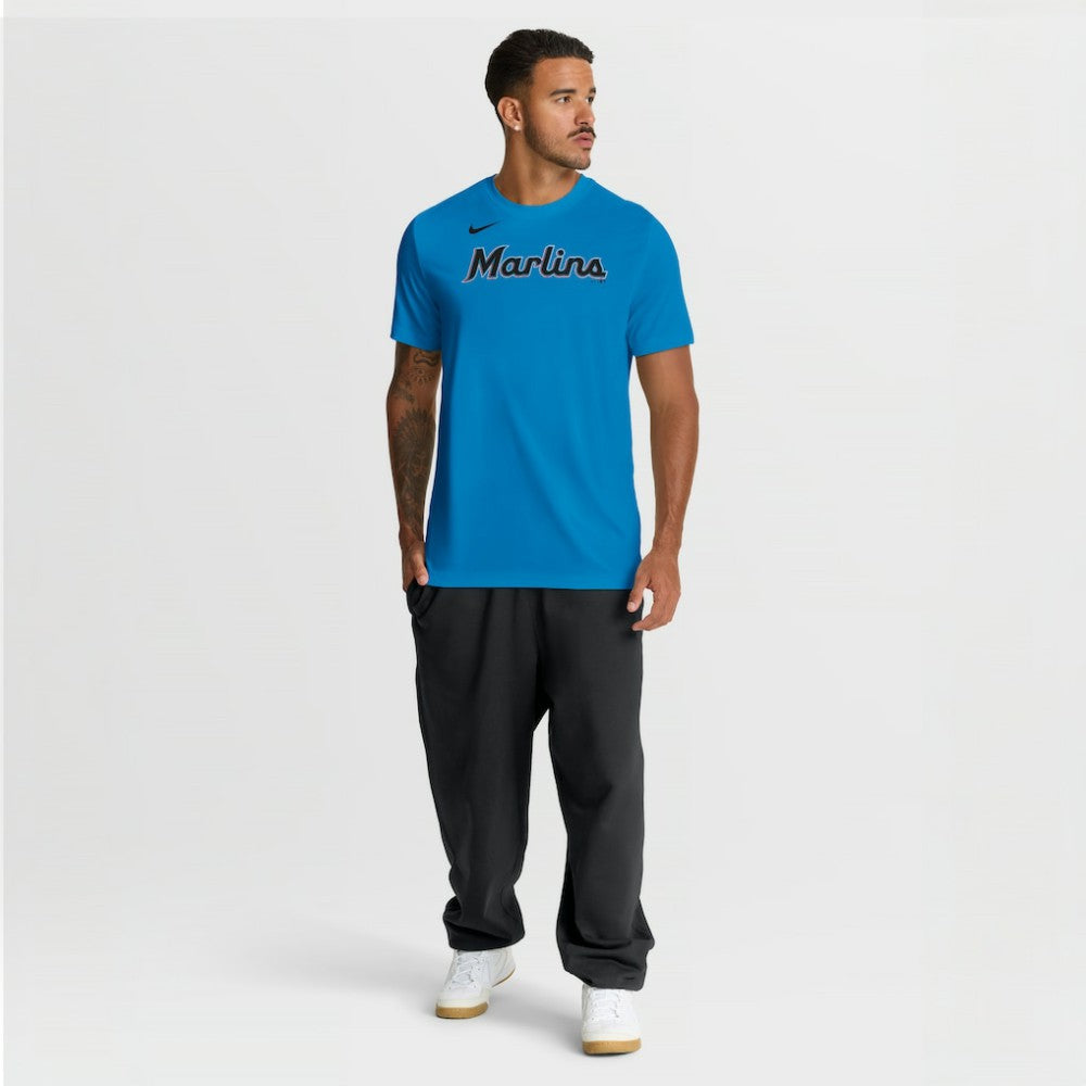 Miami Marlins Nike New Legend Wordmark Dri-FIT T-Shirt | MLB US