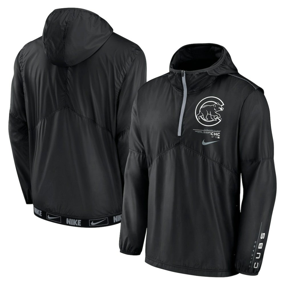 Chicago Cubs Nike Authentic Night Game Performance Half-Zip Windbreaker | MLB For sale