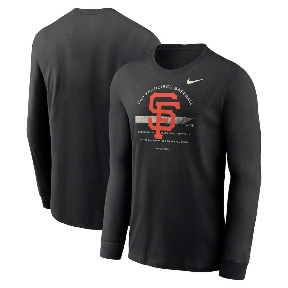 San Francisco Giants Nike Over Arch Performance Long Sleeve T-Shirt | MLB For sale
