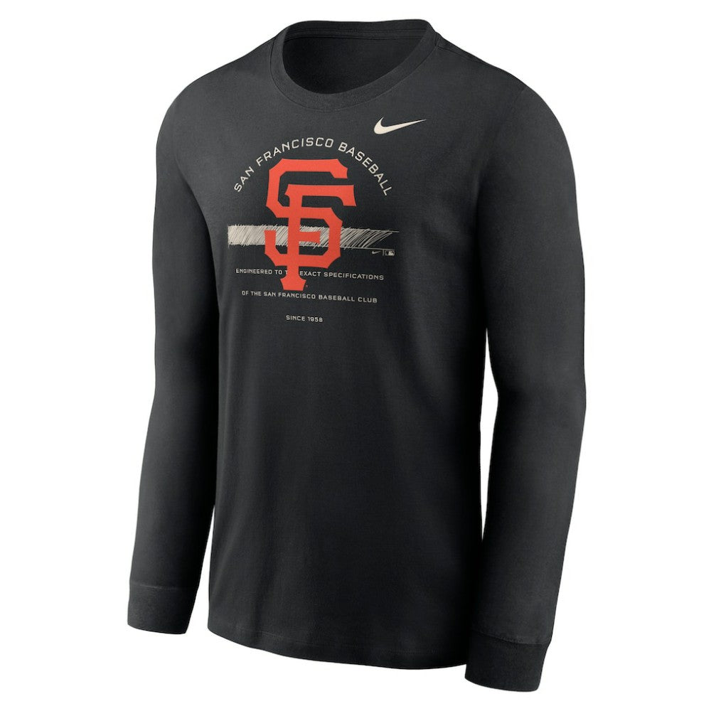 San Francisco Giants Nike Over Arch Performance Long Sleeve T-Shirt | MLB For sale