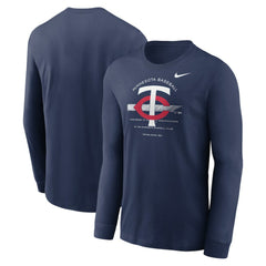 Minnesota Twins Nike Over Arch Performance Long Sleeve T-Shirt | MLB Near me