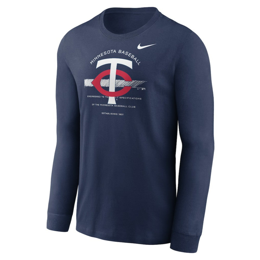 Minnesota Twins Nike Over Arch Performance Long Sleeve T-Shirt | MLB Near me