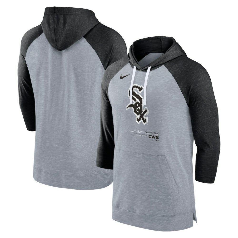 Chicago White Sox Nike Baseball Raglan 3/4-Sleeve Pullover Hoodie | MLB For sale