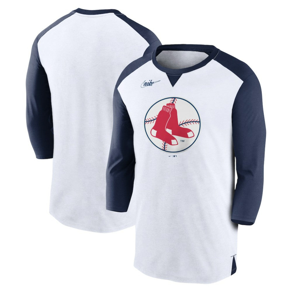 Boston Red Sox Nike Rewind 3/4-Sleeve T-Shirt | MLB Outlet