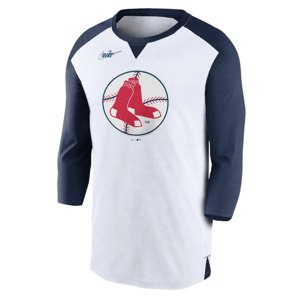Boston Red Sox Nike Rewind 3/4-Sleeve T-Shirt | MLB Outlet