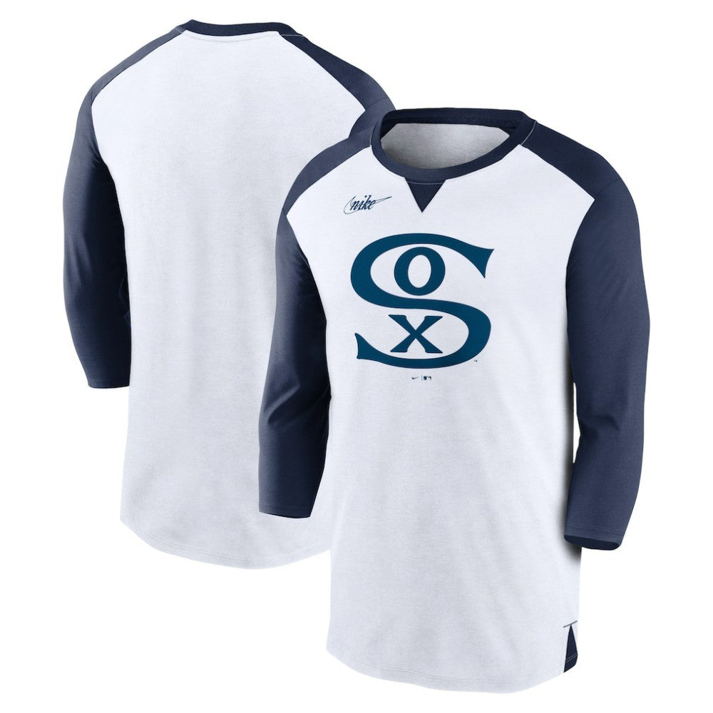 Chicago White Sox Nike Rewind 3/4-Sleeve T-Shirt | MLB Outlet