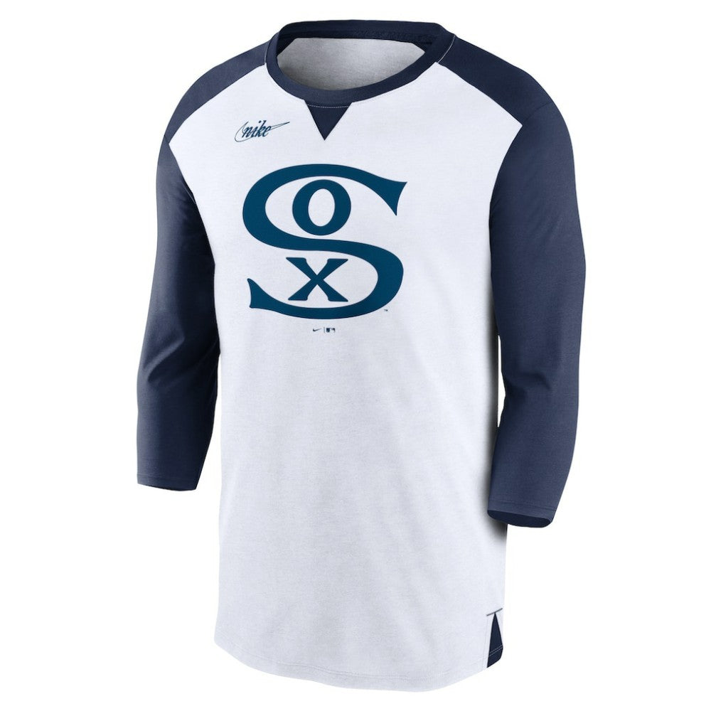 Chicago White Sox Nike Rewind 3/4-Sleeve T-Shirt | MLB Outlet
