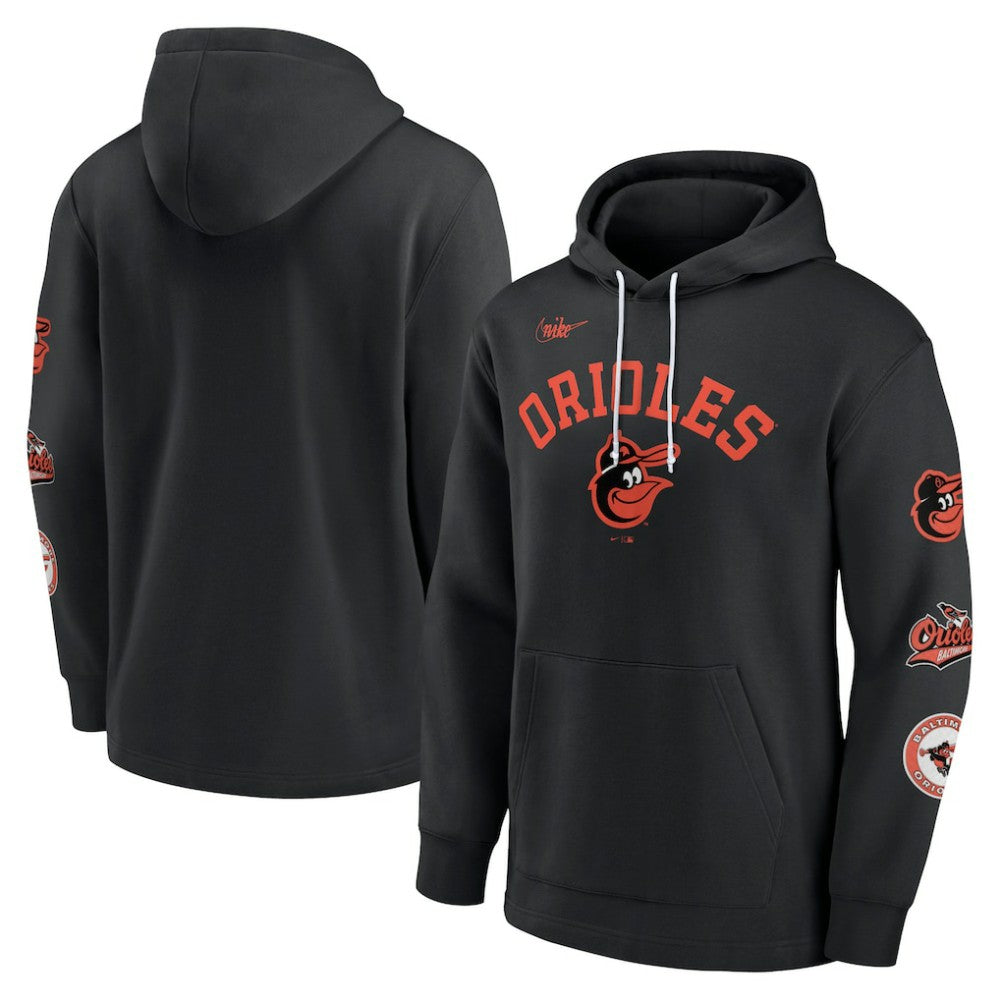 Baltimore Orioles Nike Rewind Lefty Pullover Hoodie | MLB On Sale