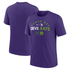 Tampa Bay Rays Nike Rewind Review Slash Tri-Blend T-Shirt | MLB Online