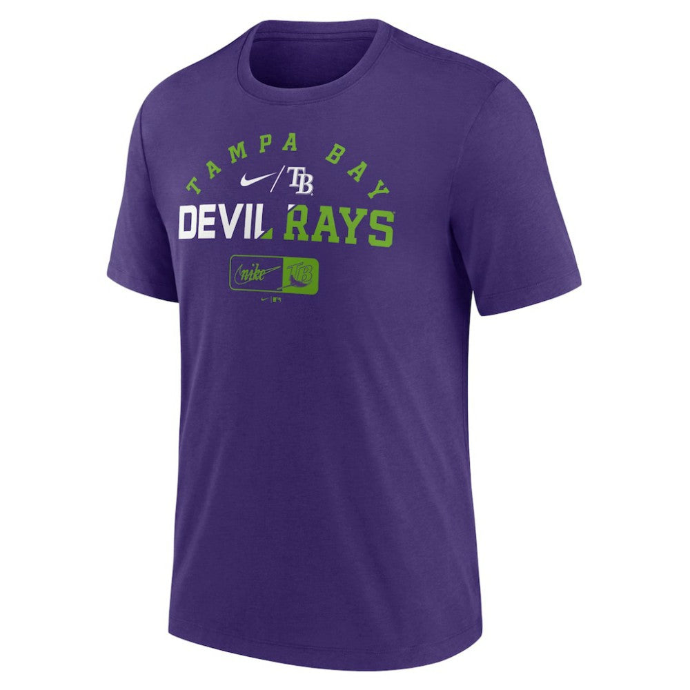 Tampa Bay Rays Nike Rewind Review Slash Tri-Blend T-Shirt | MLB Online