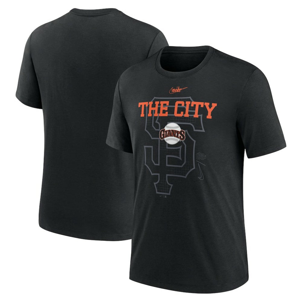 San Francisco Giants Nike Rewind Retro Tri-Blend T-Shirt | MLB For sale