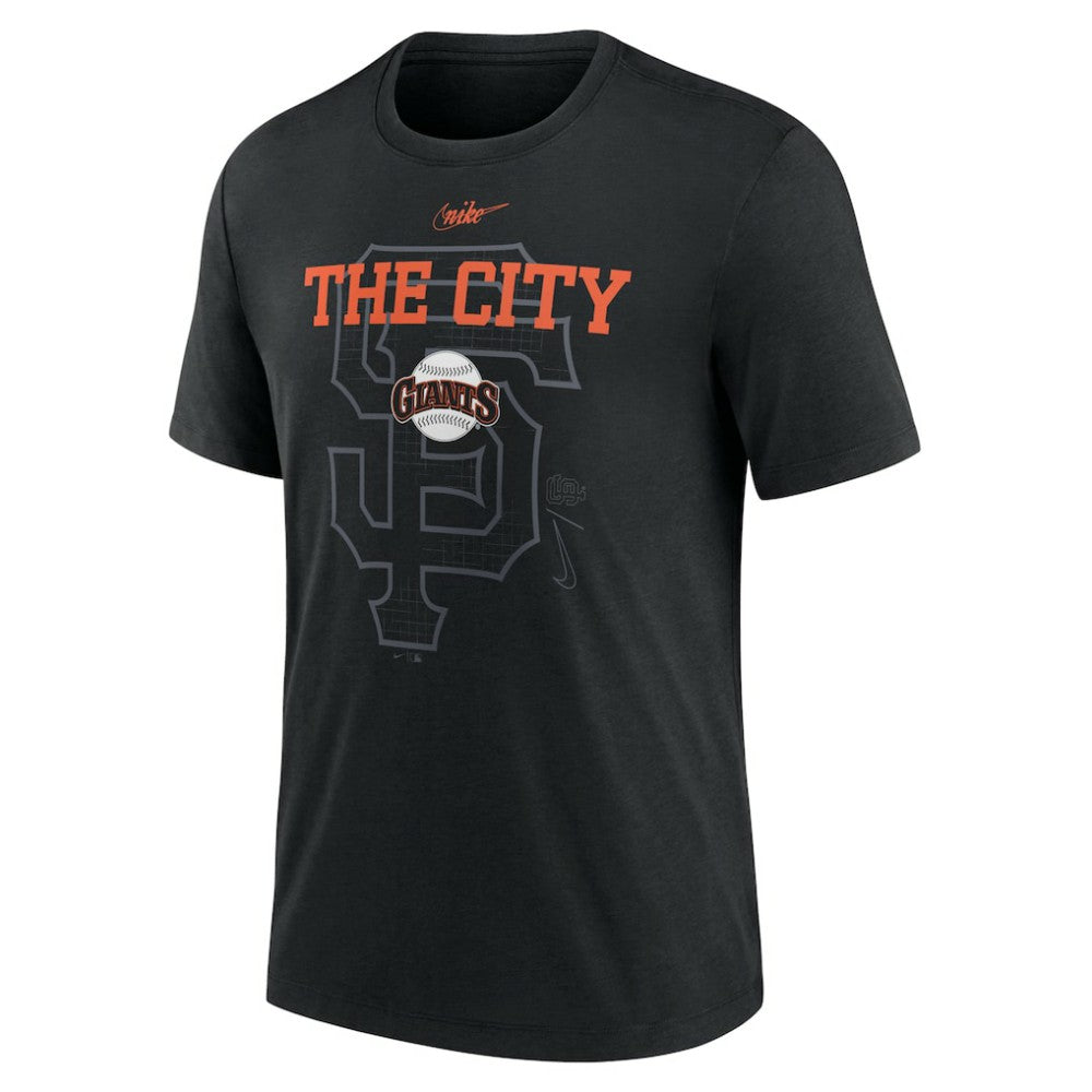 San Francisco Giants Nike Rewind Retro Tri-Blend T-Shirt | MLB For sale