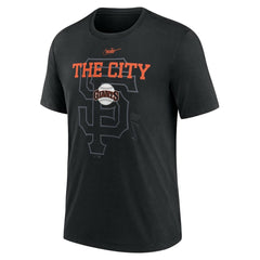 San Francisco Giants Nike Rewind Retro Tri-Blend T-Shirt | MLB For sale