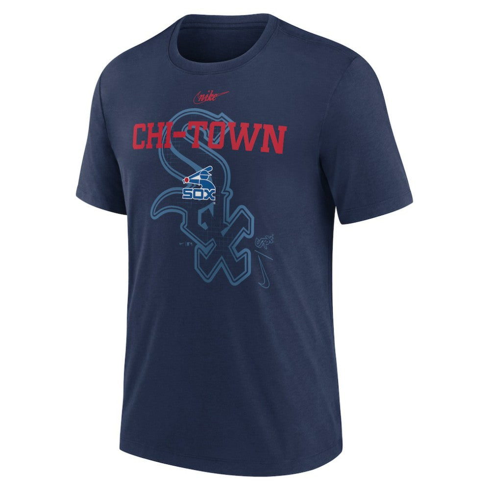 Chicago White Sox Nike Rewind Retro Tri-Blend T-Shirt | MLB Discount