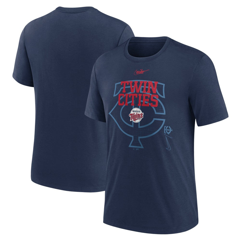 Minnesota Twins Nike Rewind Retro Tri-Blend T-Shirt | MLB Outlet