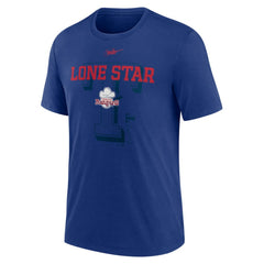 Texas Rangers Nike Rewind Retro Tri-Blend T-Shirt | MLB New