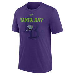 Tampa Bay Rays Nike Rewind Retro Tri-Blend T-Shirt | MLB Discount