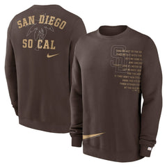San Diego Padres Nike Statement Ball Game Fleece Pullover Sweatshirt | MLB On Sale