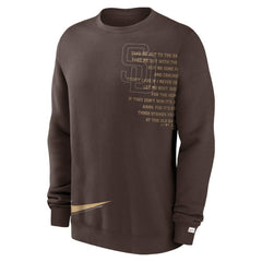 San Diego Padres Nike Statement Ball Game Fleece Pullover Sweatshirt | MLB On Sale
