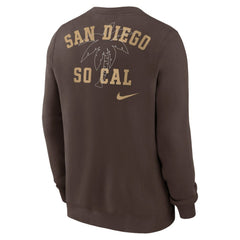 San Diego Padres Nike Statement Ball Game Fleece Pullover Sweatshirt | MLB On Sale