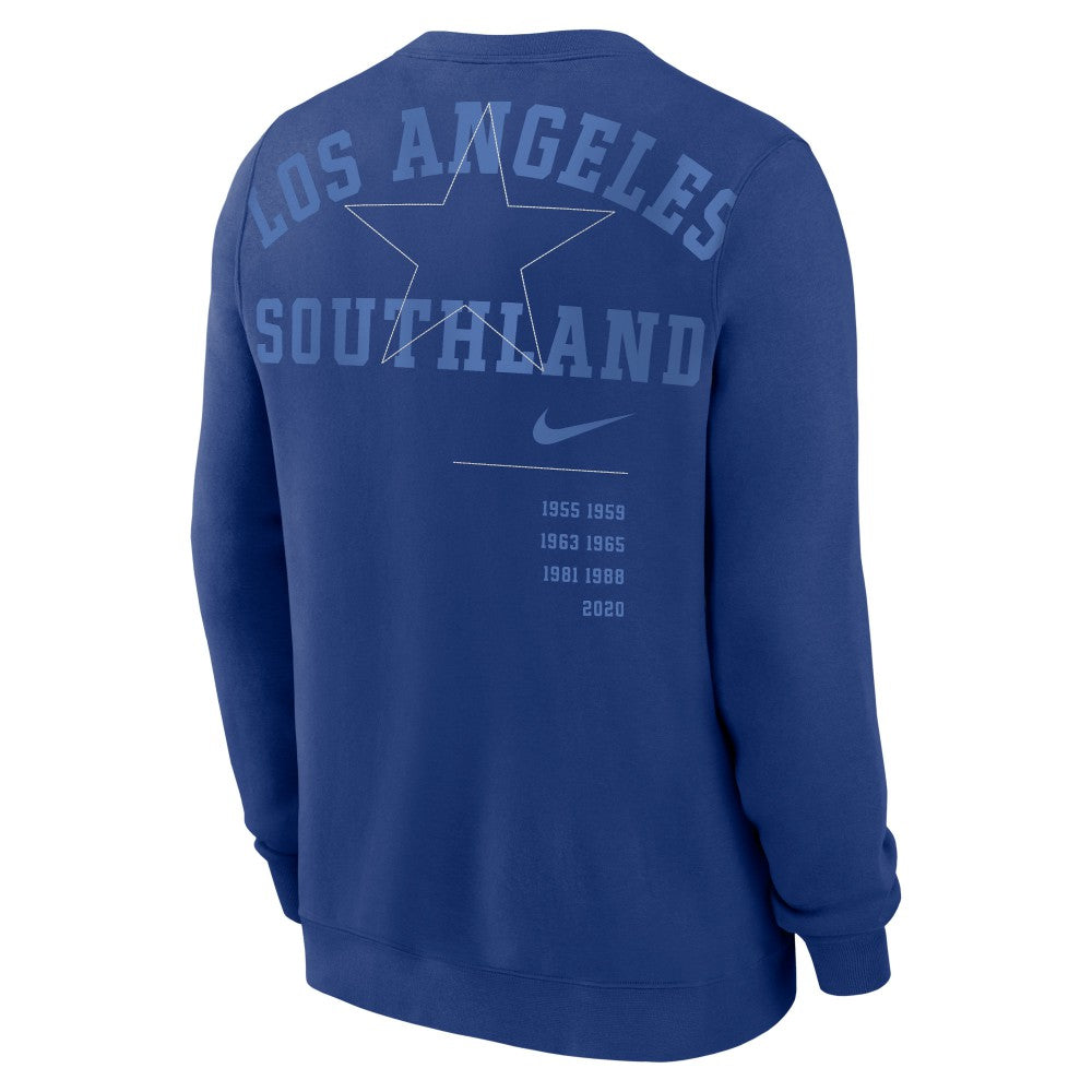 Los Angeles Dodgers Nike Statement Ball Game Fleece Pullover Sweatshirt | MLB Near me