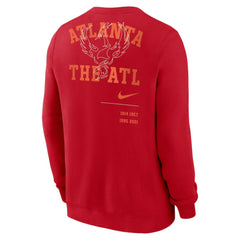 Atlanta Braves Nike Statement Ball Game Fleece Pullover Sweatshirt | MLB Sale