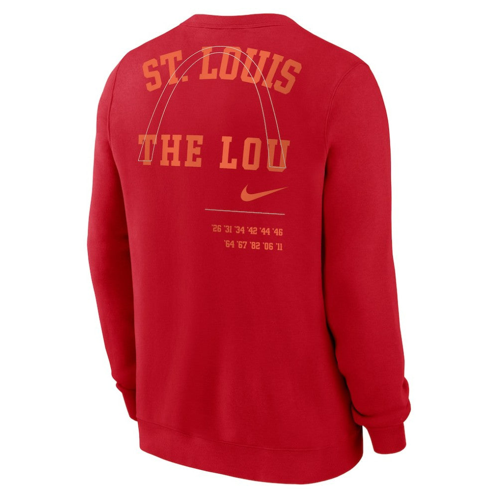St. Louis Cardinals Nike Statement Ball Game Fleece Pullover Sweatshirt | MLB Outlet