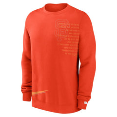 San Francisco Giants Nike Statement Ball Game Fleece Pullover Sweatshirt | MLB New