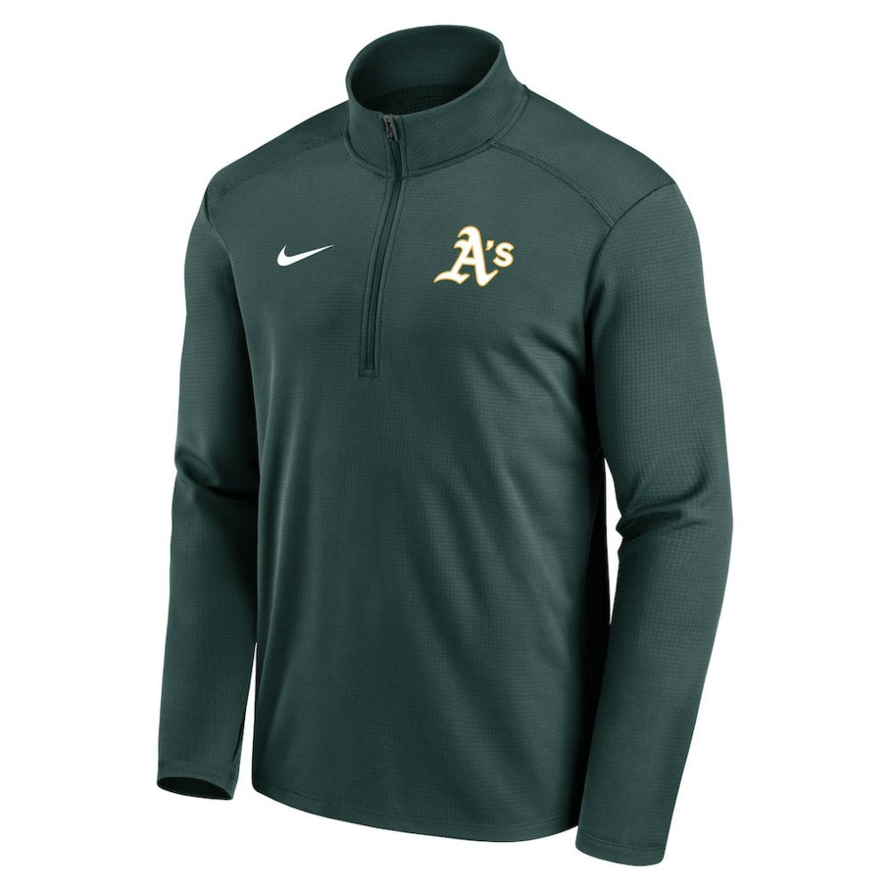Athletics Nike Agility Pacer Performance Half-Zip Top | MLB On Sale
