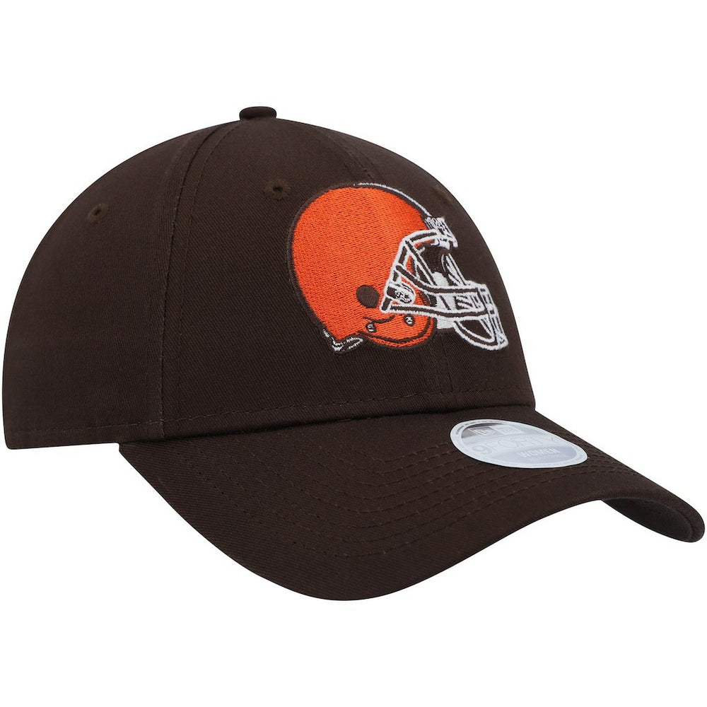 Cleveland Browns New Era Women's Simple 9FORTY Adjustable Hat