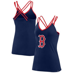 Boston Red Sox Fanatics Women's Barrel It Up Cross Back V-Neck Tank Top | MLB Near me