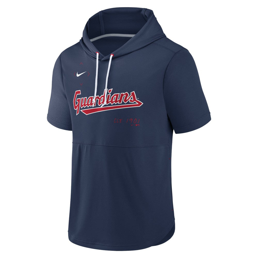 Cleveland Guardians Nike Springer Short Sleeve Team Pullover Hoodie | MLB New