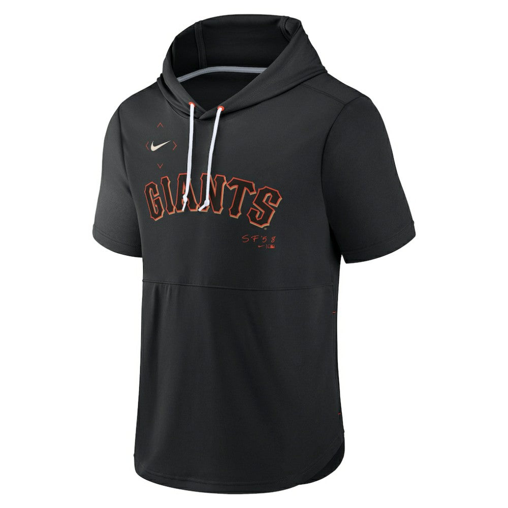 San Francisco Giants Nike Springer Short Sleeve Team Pullover Hoodie | MLB New