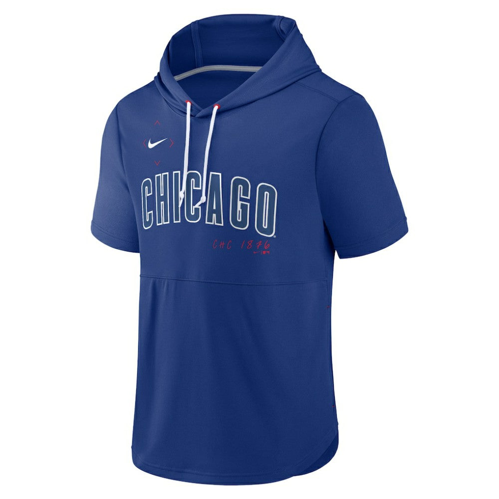 Chicago Cubs Nike Springer Short Sleeve Team Pullover Hoodie | MLB For sale